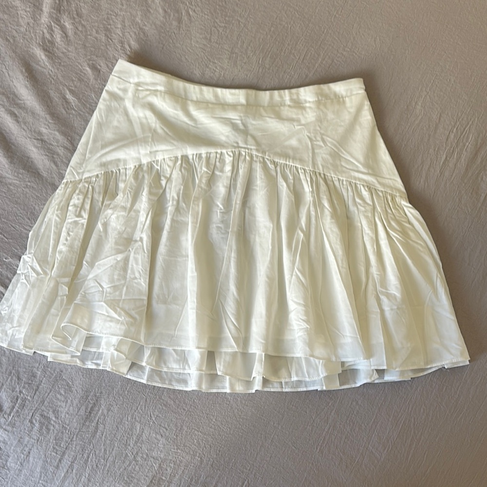Lulu's Cream Skater Skirt